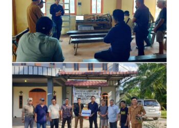 Dukung Transisi Energi, Holding Perkebunan Nusantara melalui PTPN IV Regional V Salurkan Bantuan PLTS Atap untuk Gereja Katolik Santo Kristoforus Ngabang