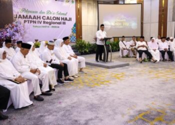 Momentum Haji 2026, Holding Perkebunan Nusantara Berangkatkan 68 Jemaah dari PTPN IV Regional III