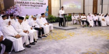 Momentum Haji 2026, Holding Perkebunan Nusantara Berangkatkan 68 Jemaah dari PTPN IV Regional III